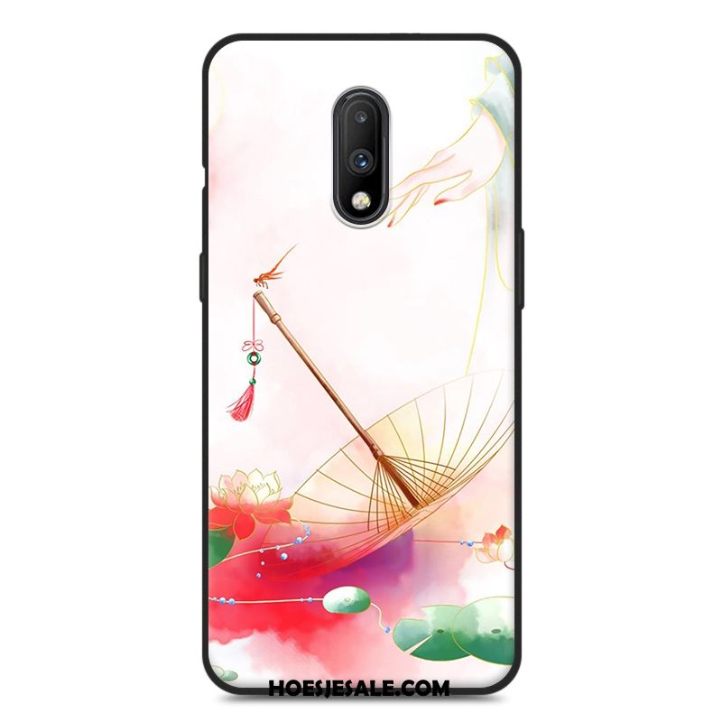 Oneplus 7 Hoesje Siliconen Kunst Chinese Stijl Zacht All Inclusive Kopen