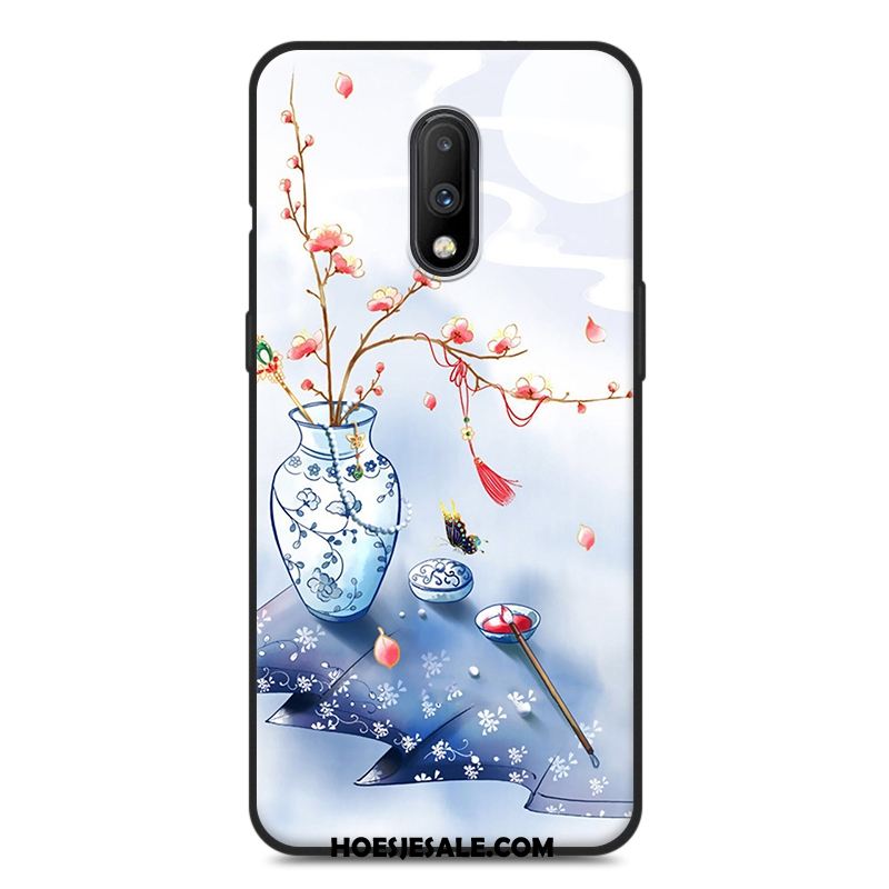 Oneplus 7 Hoesje Siliconen Kunst Chinese Stijl Zacht All Inclusive Kopen