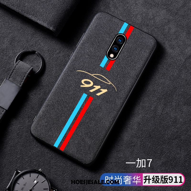 Oneplus 7 Hoesje Suede Geel Hoes Antislip Mobiele Telefoon Kopen