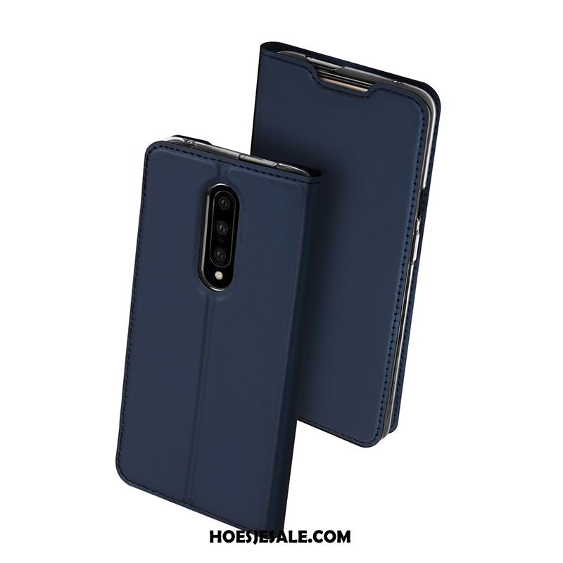 Oneplus 7 Pro Hoesje Bescherming Nieuw Leren Etui Folio Mobiele Telefoon Korting