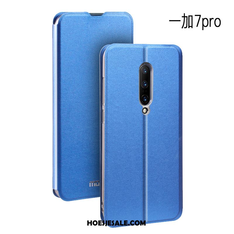 Oneplus 7 Pro Hoesje Rood Hoes Trend Clamshell Bescherming Kopen