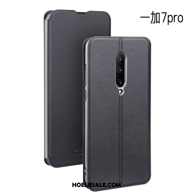 Oneplus 7 Pro Hoesje Rood Hoes Trend Clamshell Bescherming Kopen