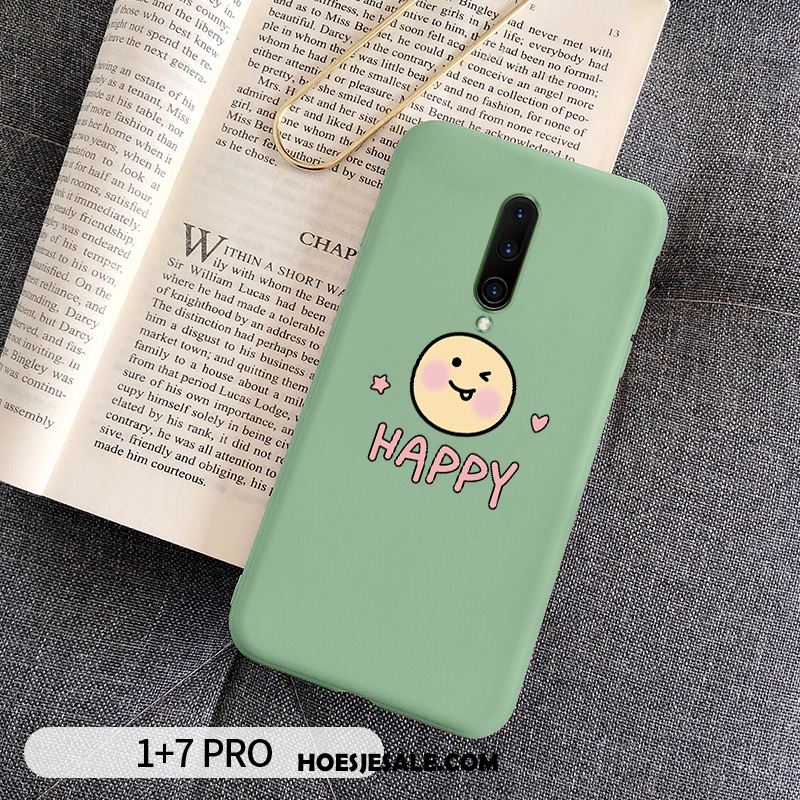 Oneplus 7 Pro Hoesje Scheppend Zacht Anti-fall Smiley Trendy Merk Online