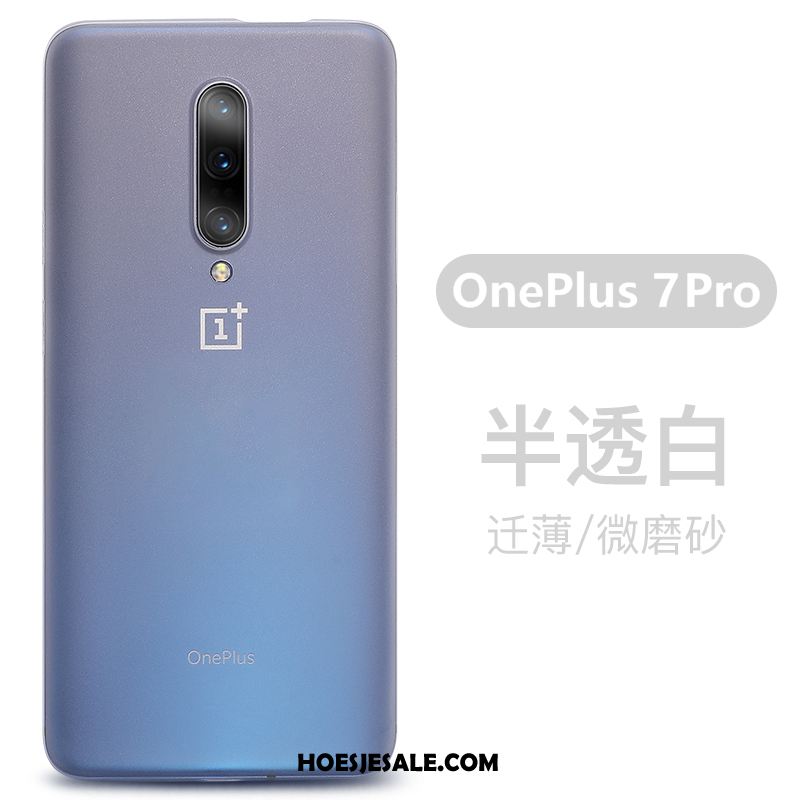 Oneplus 7 Pro Hoesje Schrobben Spill Bescherming Dun Patroon Sale