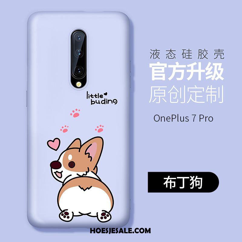 Oneplus 7 Pro Hoesje Schrobben Zacht Net Red Siliconen Dun Sale