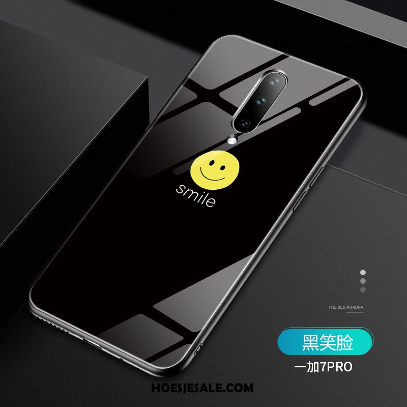 Oneplus 7 Pro Hoesje Smiley Hemming Hard Bescherming Siliconen Kopen