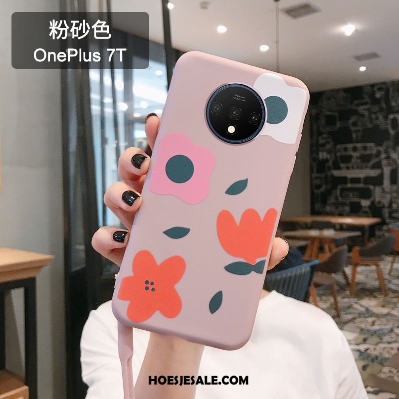 Oneplus 7t Hoesje Kunst Siliconen Persoonlijk Bloemen Wind Kopen