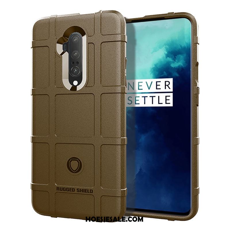 Oneplus 7t Pro Hoesje Scheppend Anti-fall Schrobben Antislip Bescherming Winkel