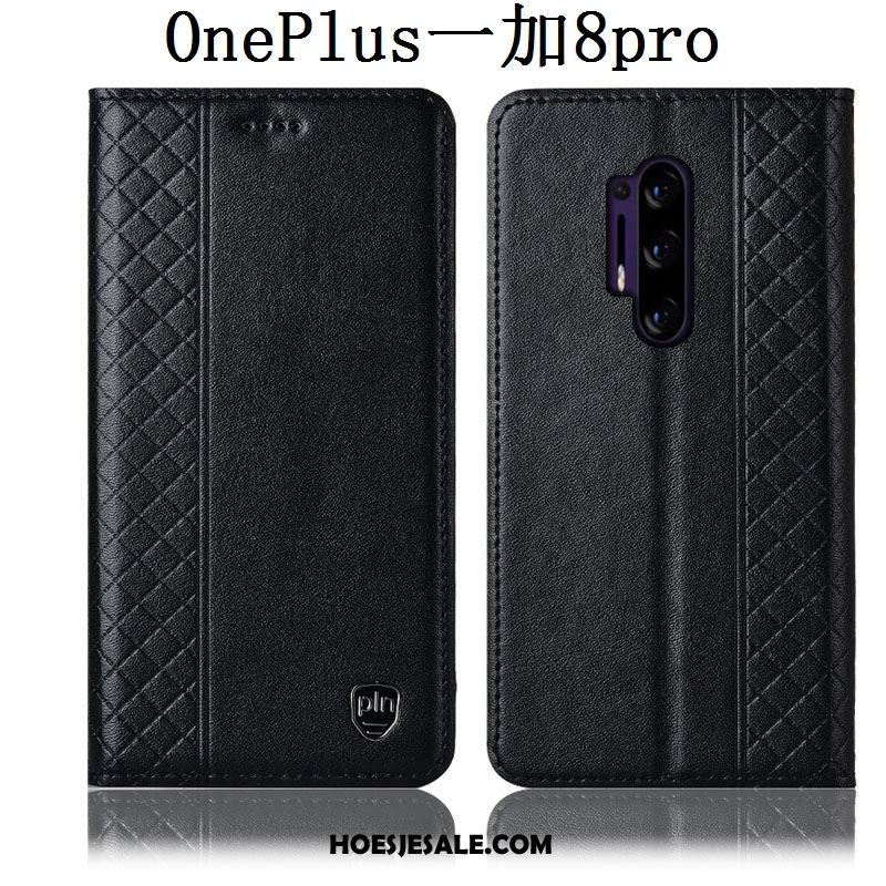 Oneplus 8 Pro Hoesje Anti-fall Leren Etui All Inclusive Mobiele Telefoon Hoes Sale