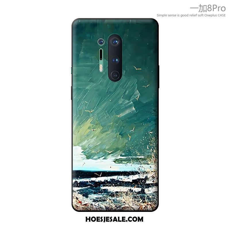 Oneplus 8 Pro Hoesje Bescherming All Inclusive Trendy Merk Persoonlijk Groen Sale