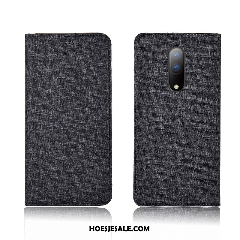 Oneplus 8 Pro Hoesje Clamshell Bescherming Leren Etui Mobiele Telefoon Siliconen Sale