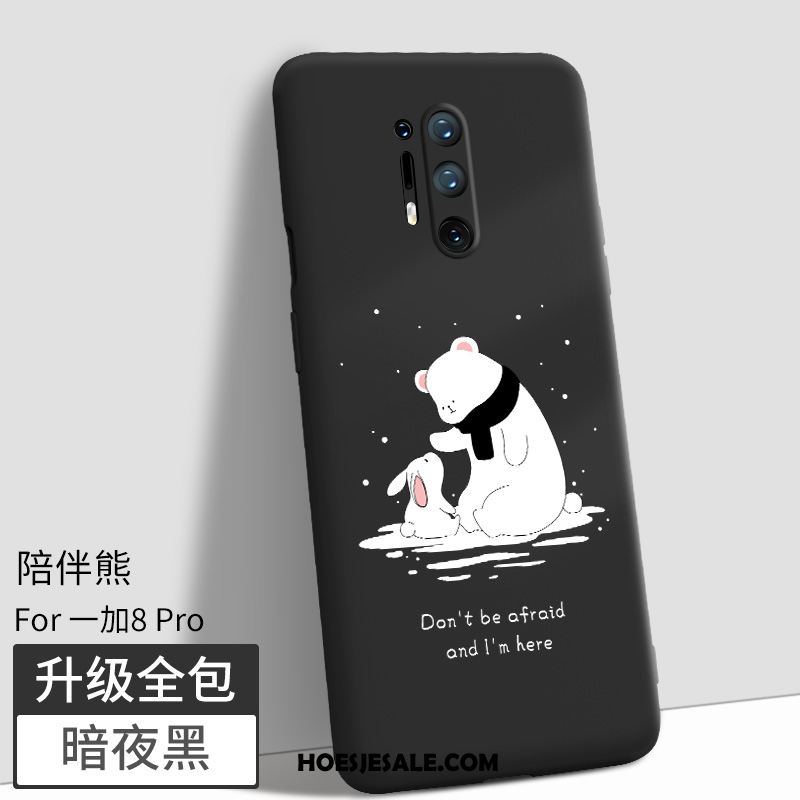 Oneplus 8 Pro Hoesje Dun Schrobben Mobiele Telefoon Siliconen Trendy Merk