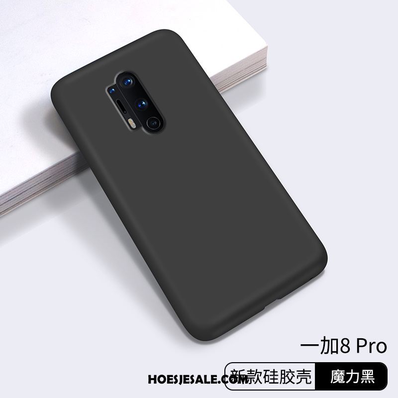 Oneplus 8 Pro Hoesje Siliconen Trendy Merk Mode Blauw Mobiele Telefoon Kopen