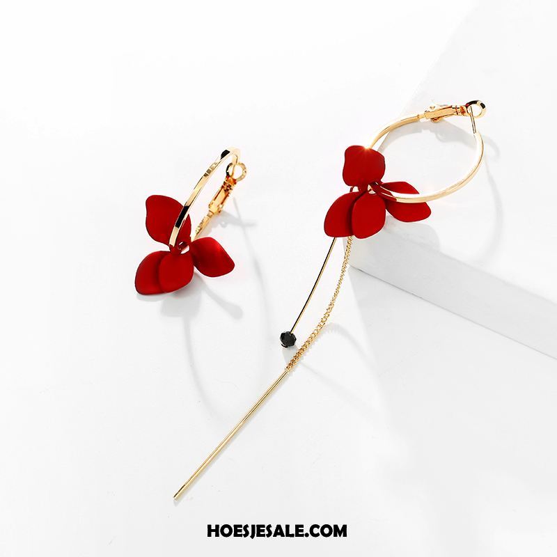 Oorbellen Dames Trend Vrouwen Bloemblaadjes Elegante Hanger Online