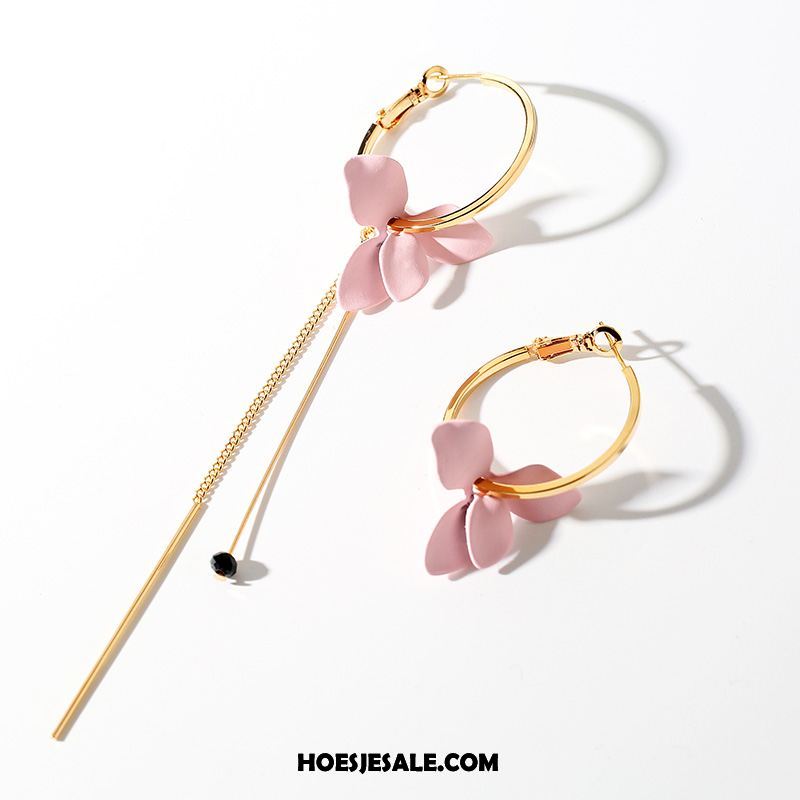 Oorbellen Dames Trend Vrouwen Bloemblaadjes Elegante Hanger Online