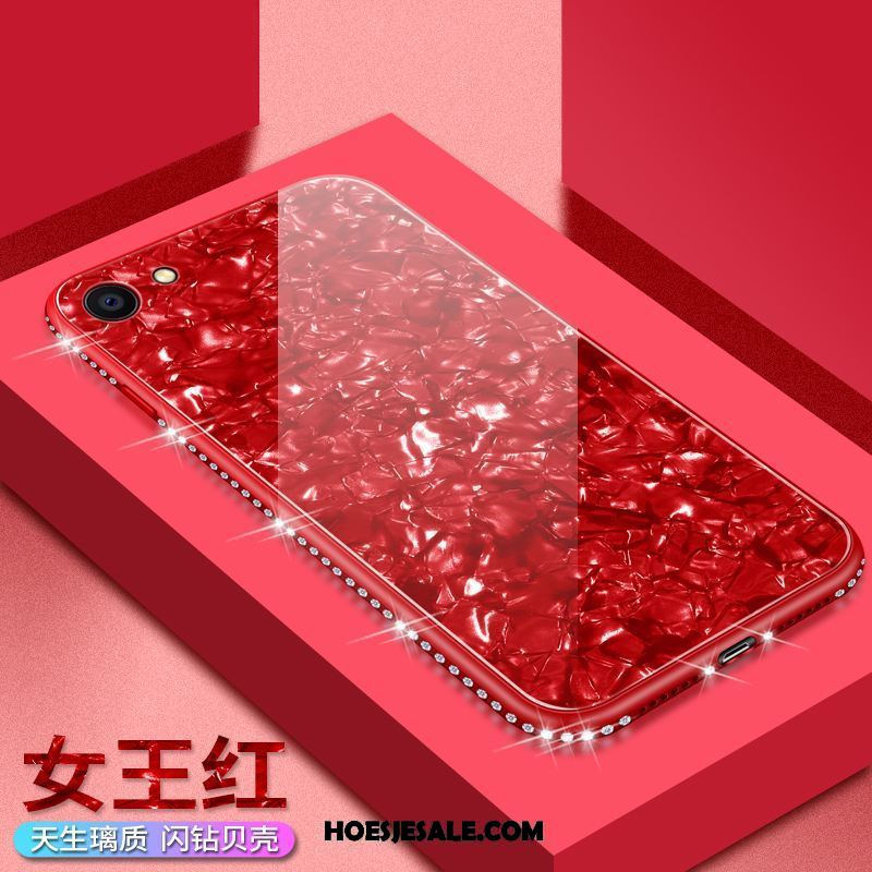 Oppo A3 Hoesje Anti-fall Mobiele Telefoon Trend Schelp Rood Korting