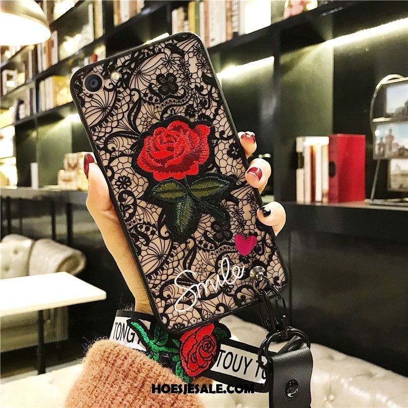 Oppo A3 Hoesje Bloemen Bescherming Anti-fall Trend Roze Sale