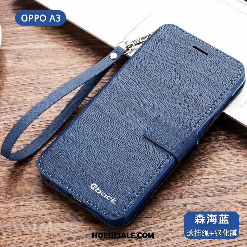 Oppo A3 Hoesje Siliconen Mobiele Telefoon Bescherming Leren Etui Hoes Kopen