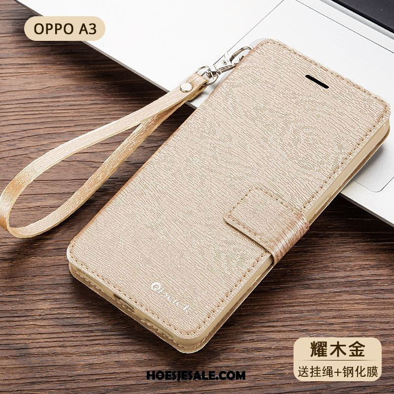 Oppo A3 Hoesje Siliconen Mobiele Telefoon Bescherming Leren Etui Hoes Kopen