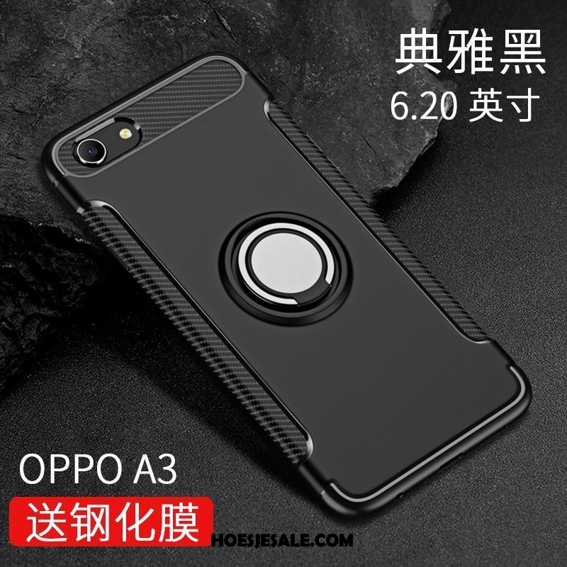 Oppo A3 Hoesje Zwart All Inclusive Hoes Bescherming Anti-fall Aanbiedingen