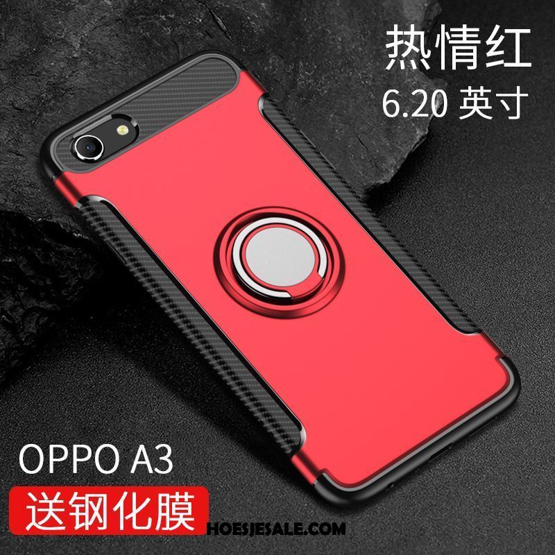 Oppo A3 Hoesje Zwart All Inclusive Hoes Bescherming Anti-fall Aanbiedingen