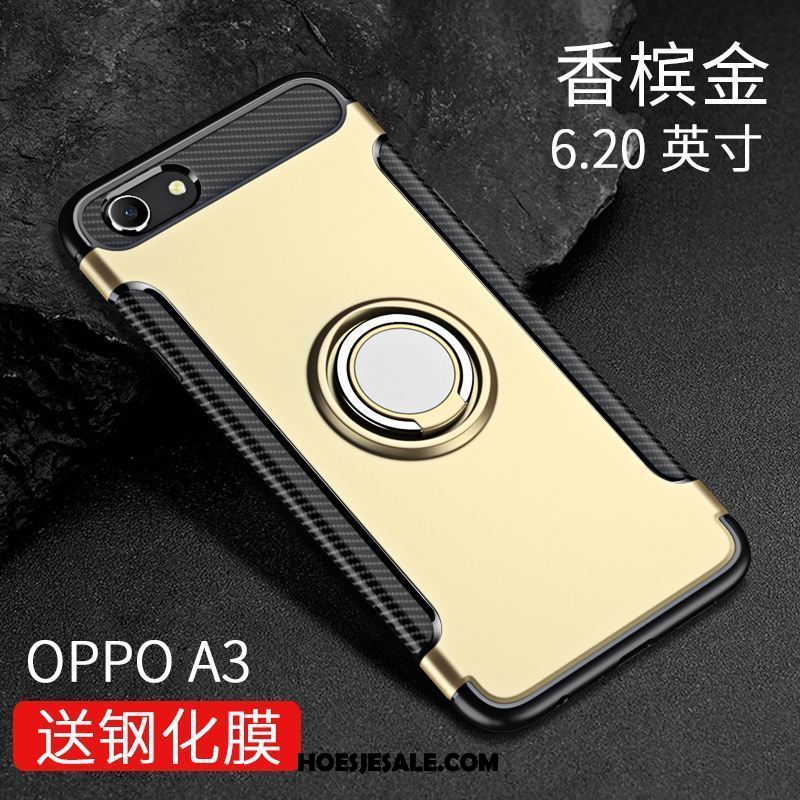 Oppo A3 Hoesje Zwart All Inclusive Hoes Bescherming Anti-fall Aanbiedingen