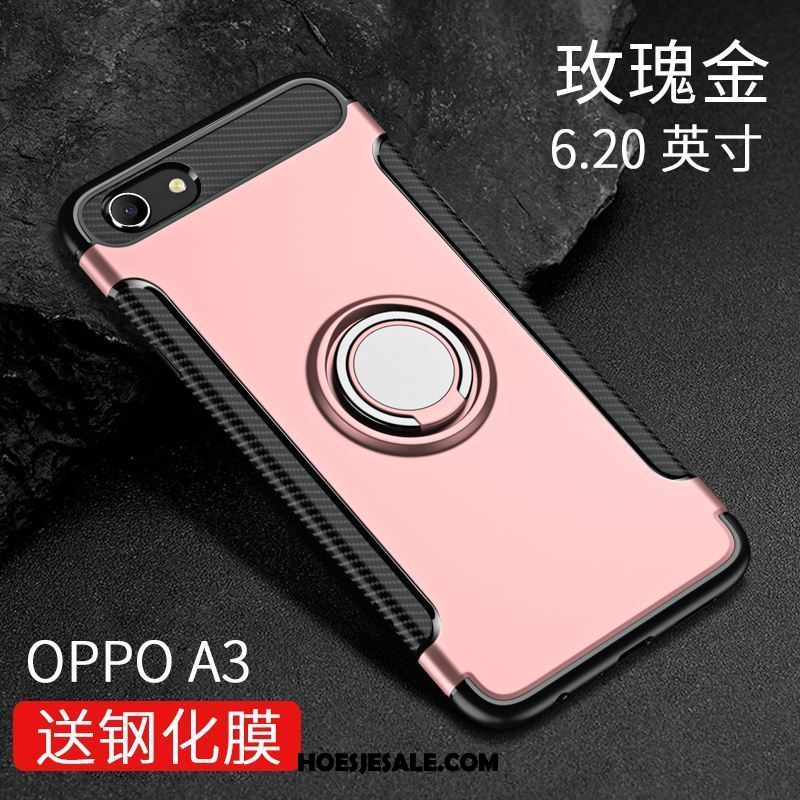 Oppo A3 Hoesje Zwart All Inclusive Hoes Bescherming Anti-fall Aanbiedingen