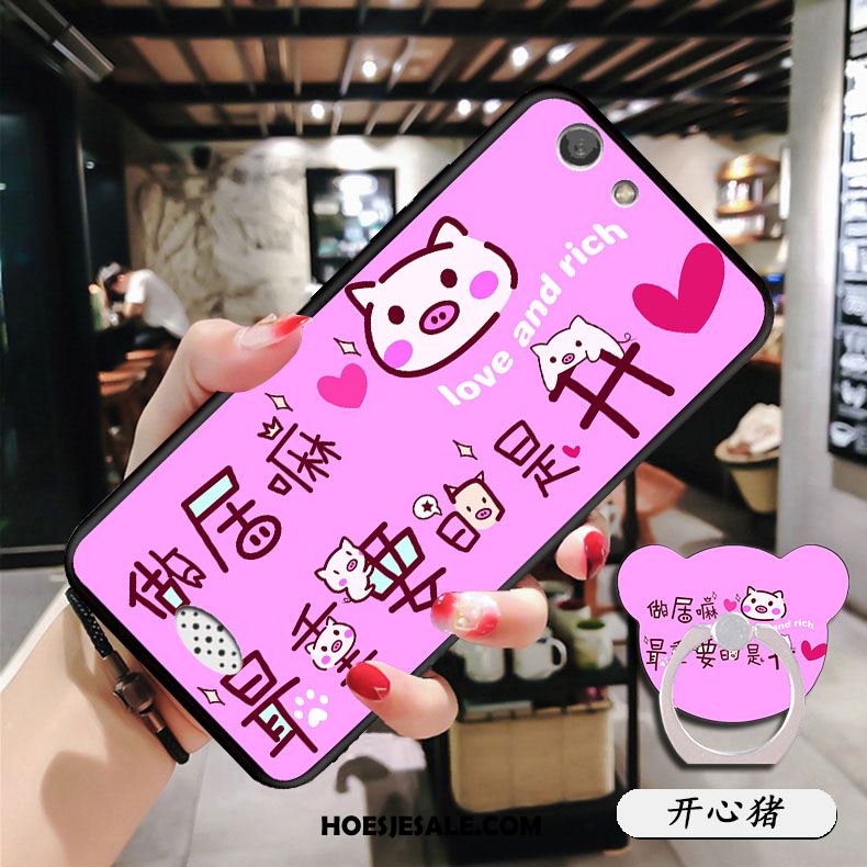 Oppo A31 Hoesje Hanger Anti-fall Bescherming Siliconen Roze Sale