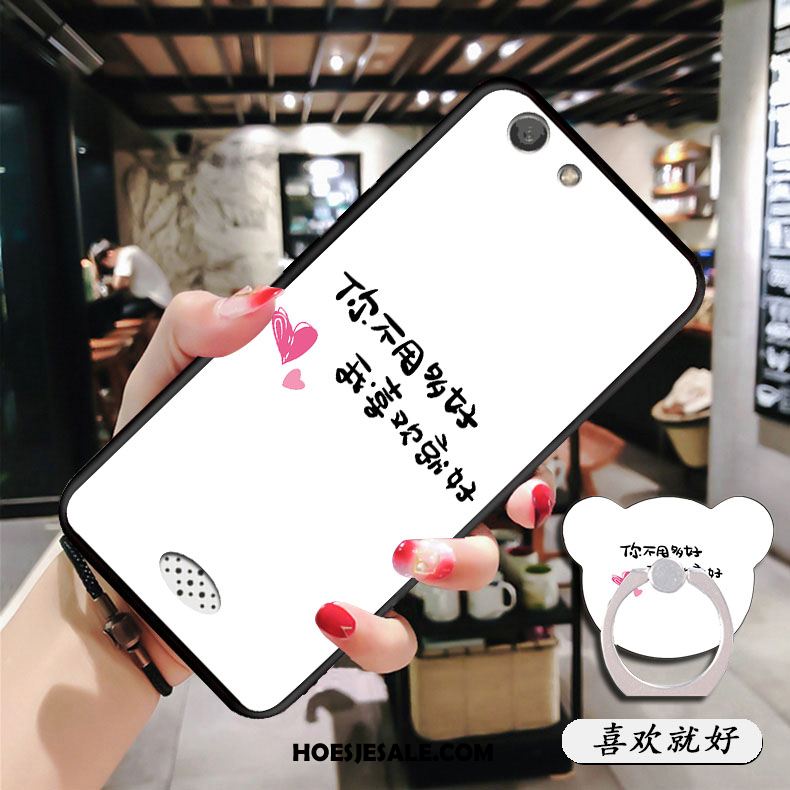 Oppo A31 Hoesje Hanger Anti-fall Bescherming Siliconen Roze Sale