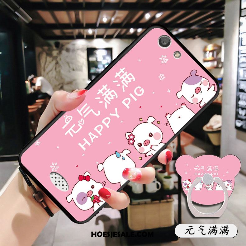 Oppo A31 Hoesje Hanger Anti-fall Bescherming Siliconen Roze Sale