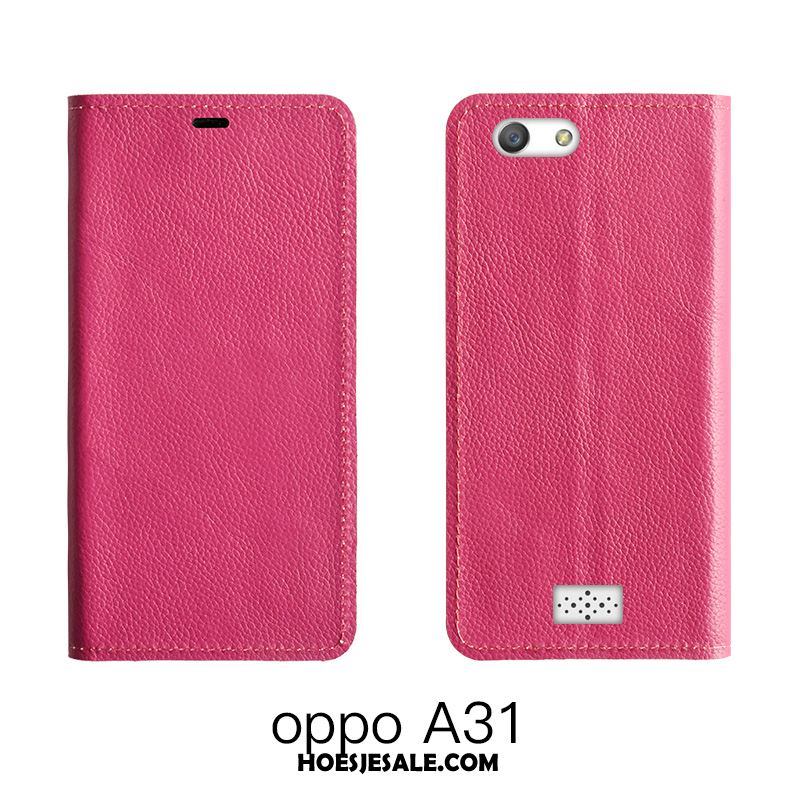 Oppo A31 Hoesje High End Hoes Bescherming Leren Etui All Inclusive Kopen