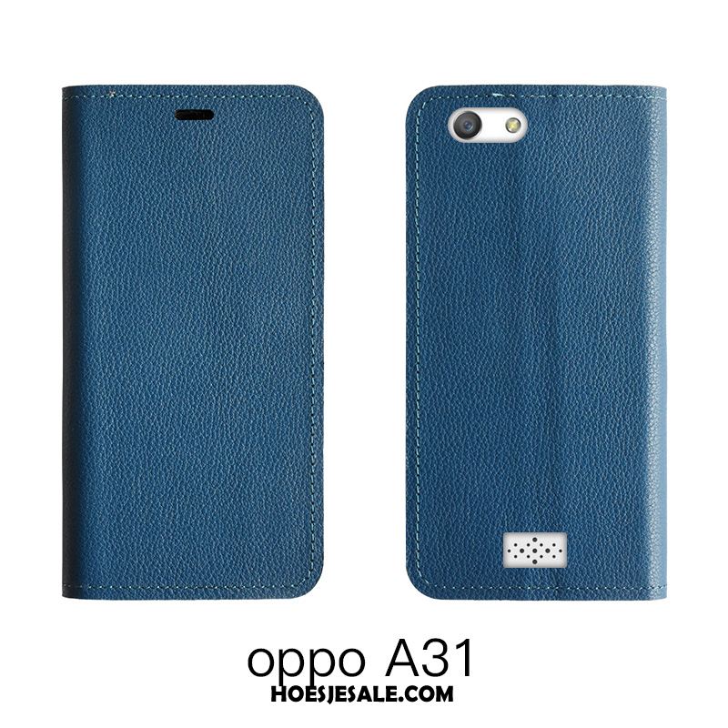 Oppo A31 Hoesje High End Hoes Bescherming Leren Etui All Inclusive Kopen