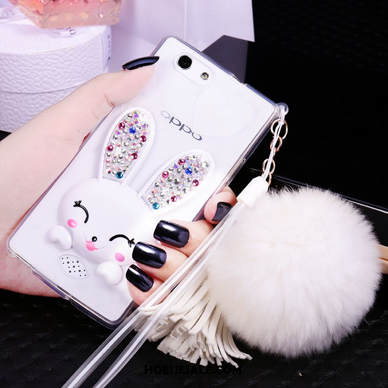Oppo A31 Hoesje Mobiele Telefoon Bescherming Met Strass Hoes Roze