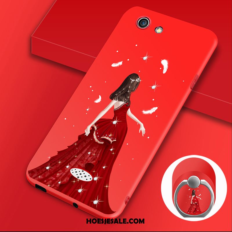 Oppo A31 Hoesje Mobiele Telefoon Skärmskydd Rood Anti-fall Zacht Korting