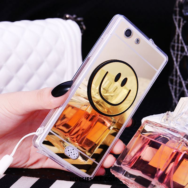 Oppo A31 Hoesje Roze Bescherming Smiley Hoes Hanger Aanbiedingen