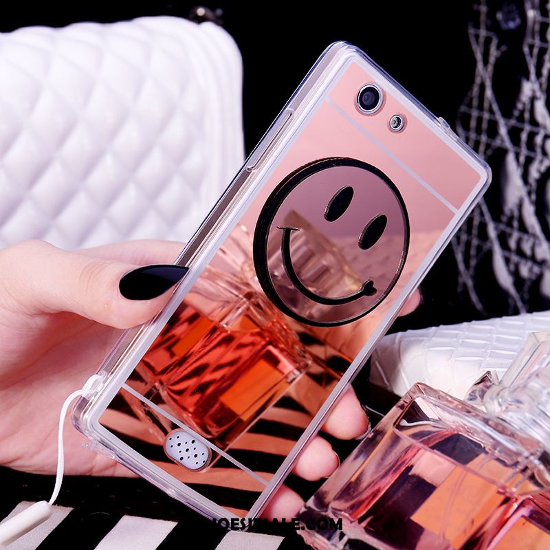 Oppo A31 Hoesje Roze Bescherming Smiley Hoes Hanger Aanbiedingen