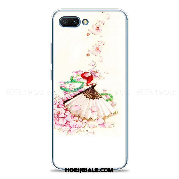 Oppo A3s Hoesje Anti-fall Mobiele Telefoon Wit Chinese Stijl Kunst Kopen