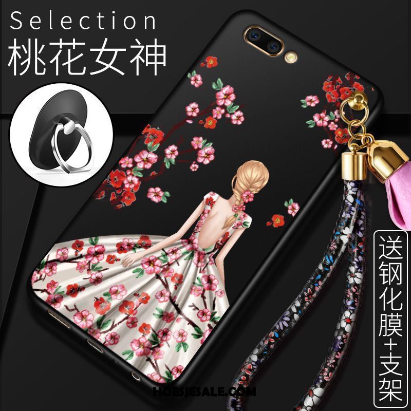 Oppo A3s Hoesje Mobiele Telefoon Trend Rood Scheppend Siliconen Sale