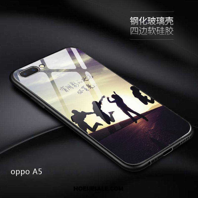 Oppo A5 Hoesje All Inclusive Hoes Schrobben Anti-fall Hard Kopen