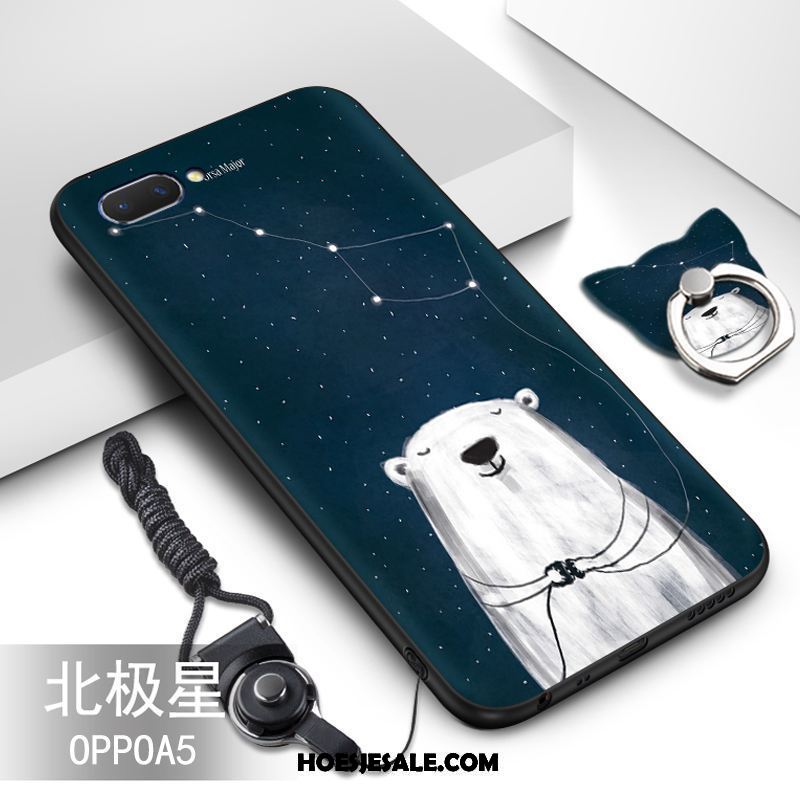 Oppo A5 Hoesje Hanger Schrobben Scheppend Zacht Bescherming Sale