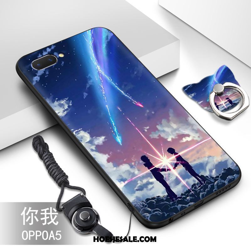 Oppo A5 Hoesje Hanger Schrobben Scheppend Zacht Bescherming Sale