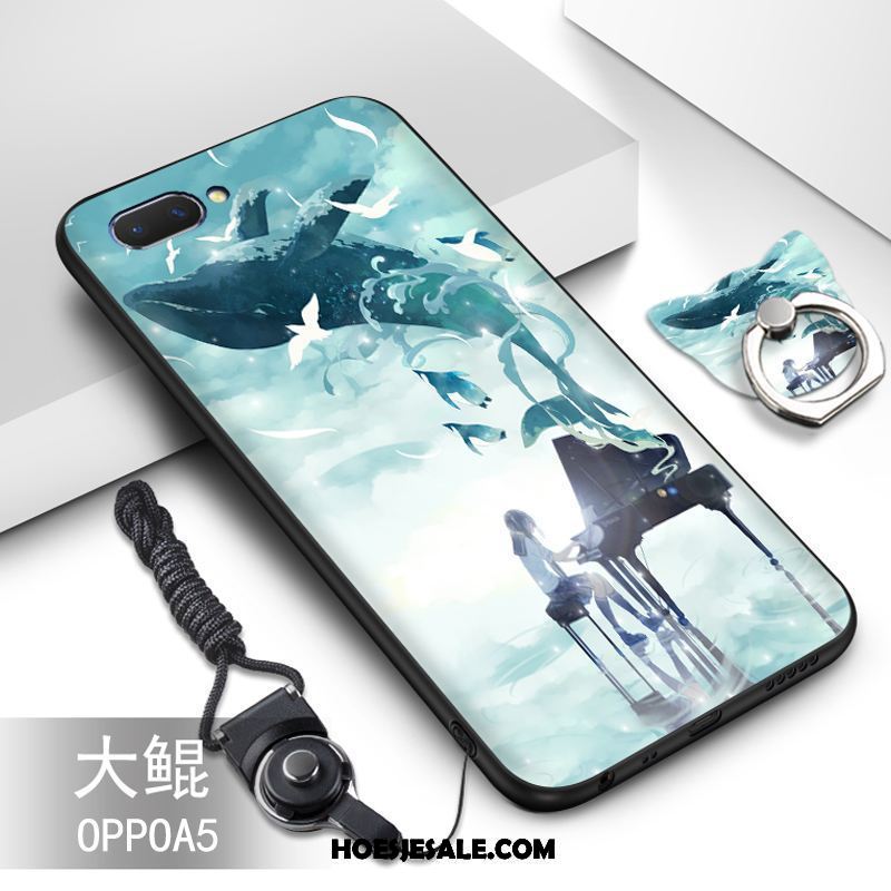 Oppo A5 Hoesje Hanger Schrobben Scheppend Zacht Bescherming Sale