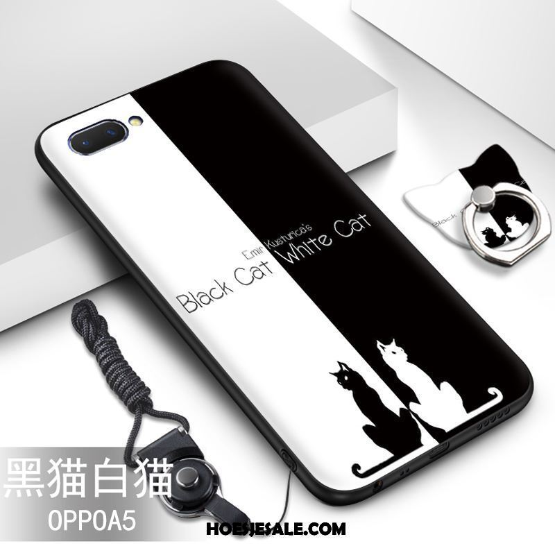 Oppo A5 Hoesje Hanger Schrobben Scheppend Zacht Bescherming Sale