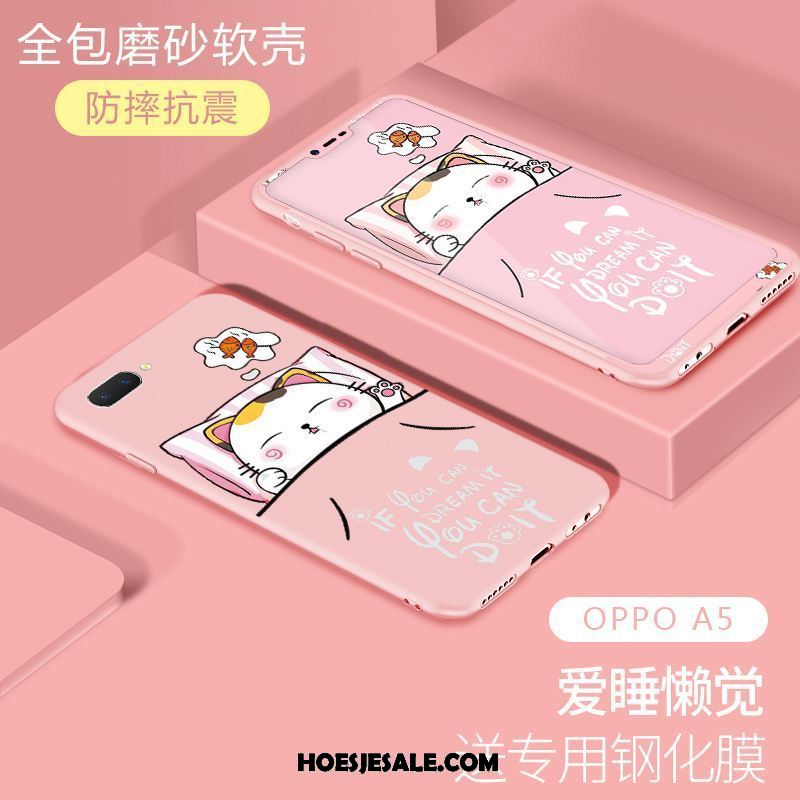 Oppo A5 Hoesje Mobiele Telefoon Spotprent Zacht Schrobben All Inclusive Kopen