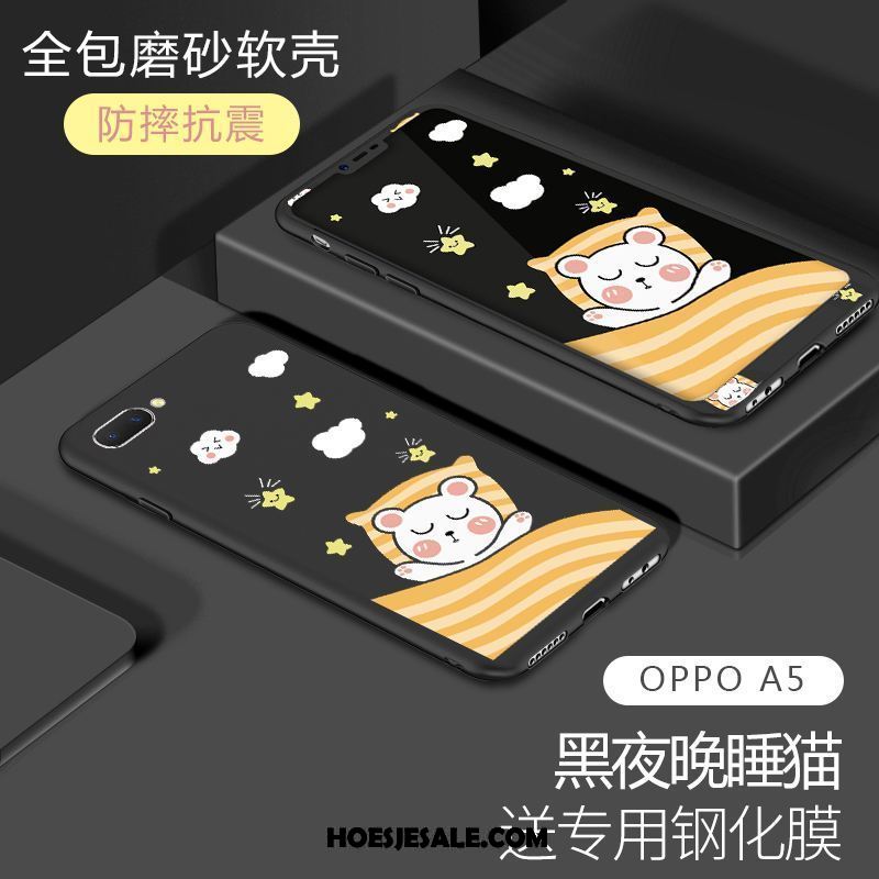 Oppo A5 Hoesje Mobiele Telefoon Spotprent Zacht Schrobben All Inclusive Kopen