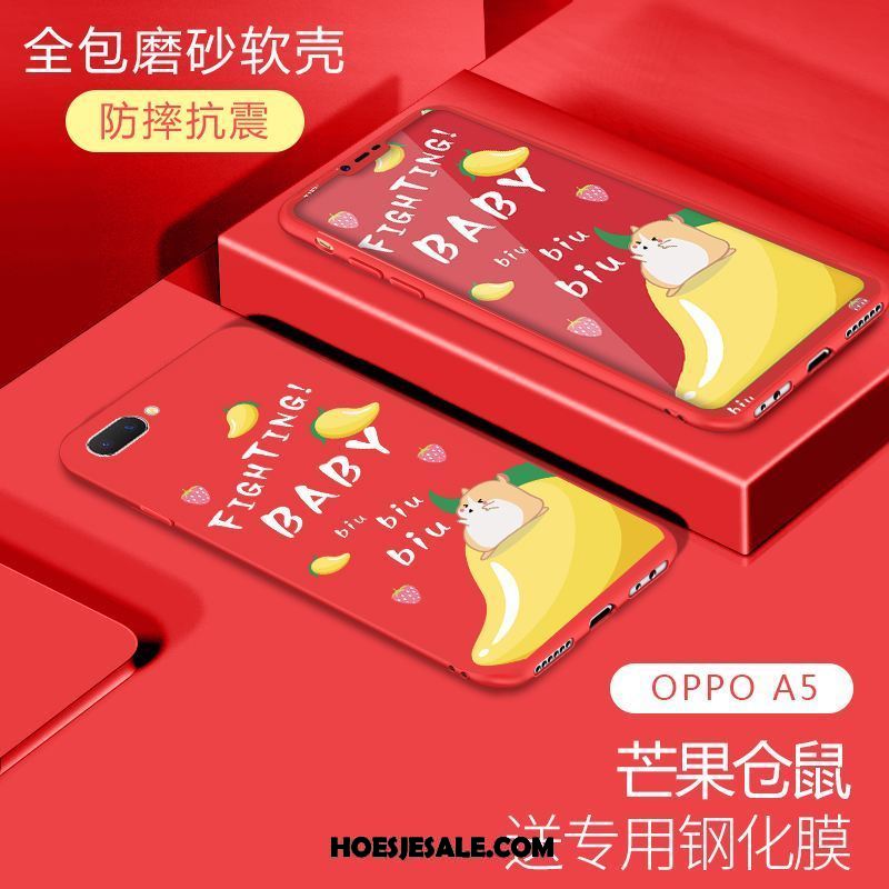 Oppo A5 Hoesje Mobiele Telefoon Spotprent Zacht Schrobben All Inclusive Kopen