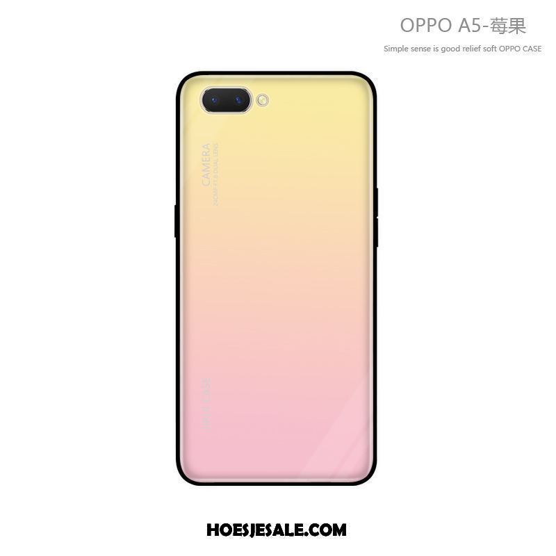 Oppo A5 Hoesje Persoonlijk Nieuw Blauw All Inclusive Trendy Merk Aanbiedingen