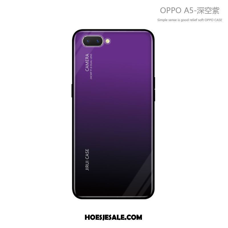 Oppo A5 Hoesje Persoonlijk Nieuw Blauw All Inclusive Trendy Merk Aanbiedingen