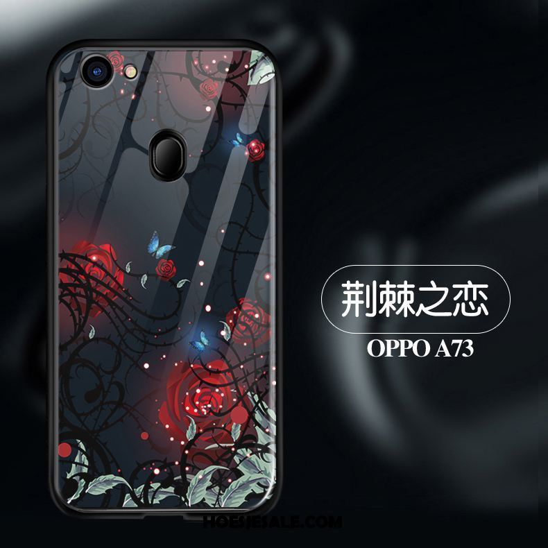 Oppo A73 Hoesje All Inclusive Schrobben Zwart Glas Mobiele Telefoon Kopen