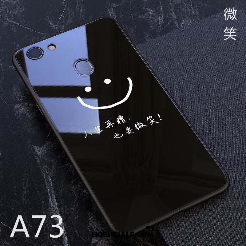 Oppo A73 Hoesje Glas Trend Spiegel Bescherming Anti-fall Kopen